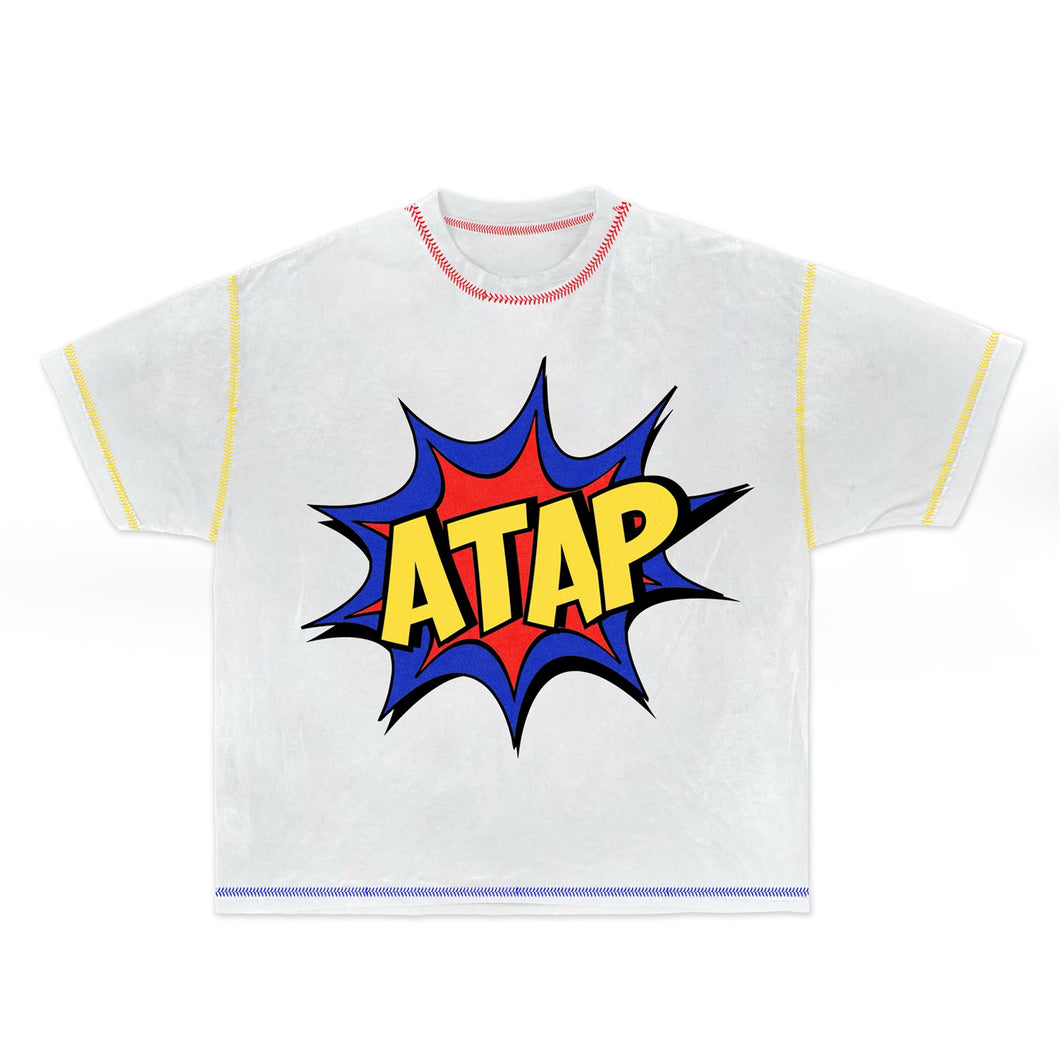 *BASEBALL STITCH TEE(MULTICOLOR)